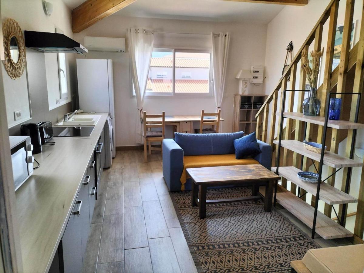 "Les Bambous" Studio Cosy Climatise Au Calme De 37 M2 Parking Gratuit A Argeles Sur Mer Eksteriør billede